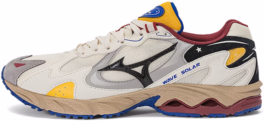 美津濃 Wave Solar 低筒 休閒運動鞋 男女同款 白黃黑 Buy 美津濃 Wave Solar 低筒 休閒運動鞋 男女同款 白黃黑