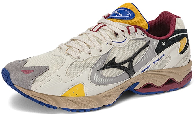 美津濃 Wave Solar 低筒 休閒運動鞋 男女同款 白黃黑 Order 美津濃 Wave Solar 低筒 休閒運動鞋 男女同款 白黃黑