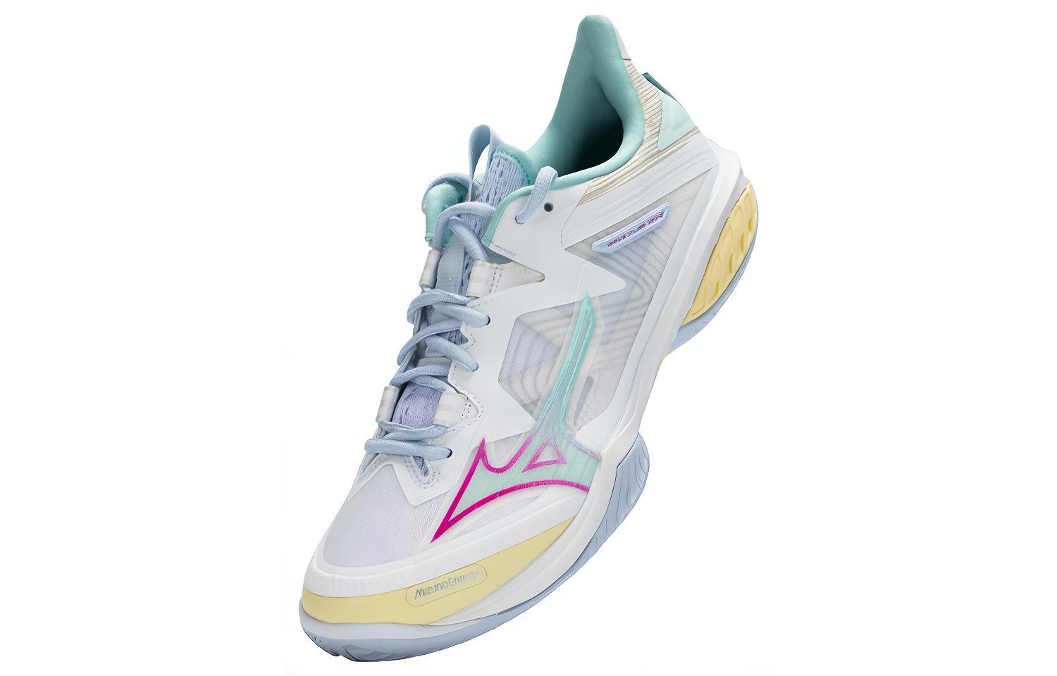 Lookbook Mizuno Wave Rider Neo 2 ''Wit Roze Blauw'' 71GA227043