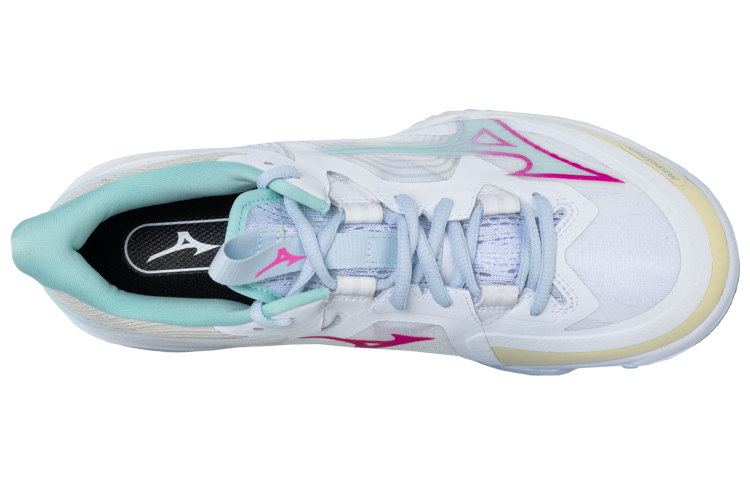 Shop Mizuno Wave Rider Neo 2 ''Wit Roze Blauw'' 71GA227043