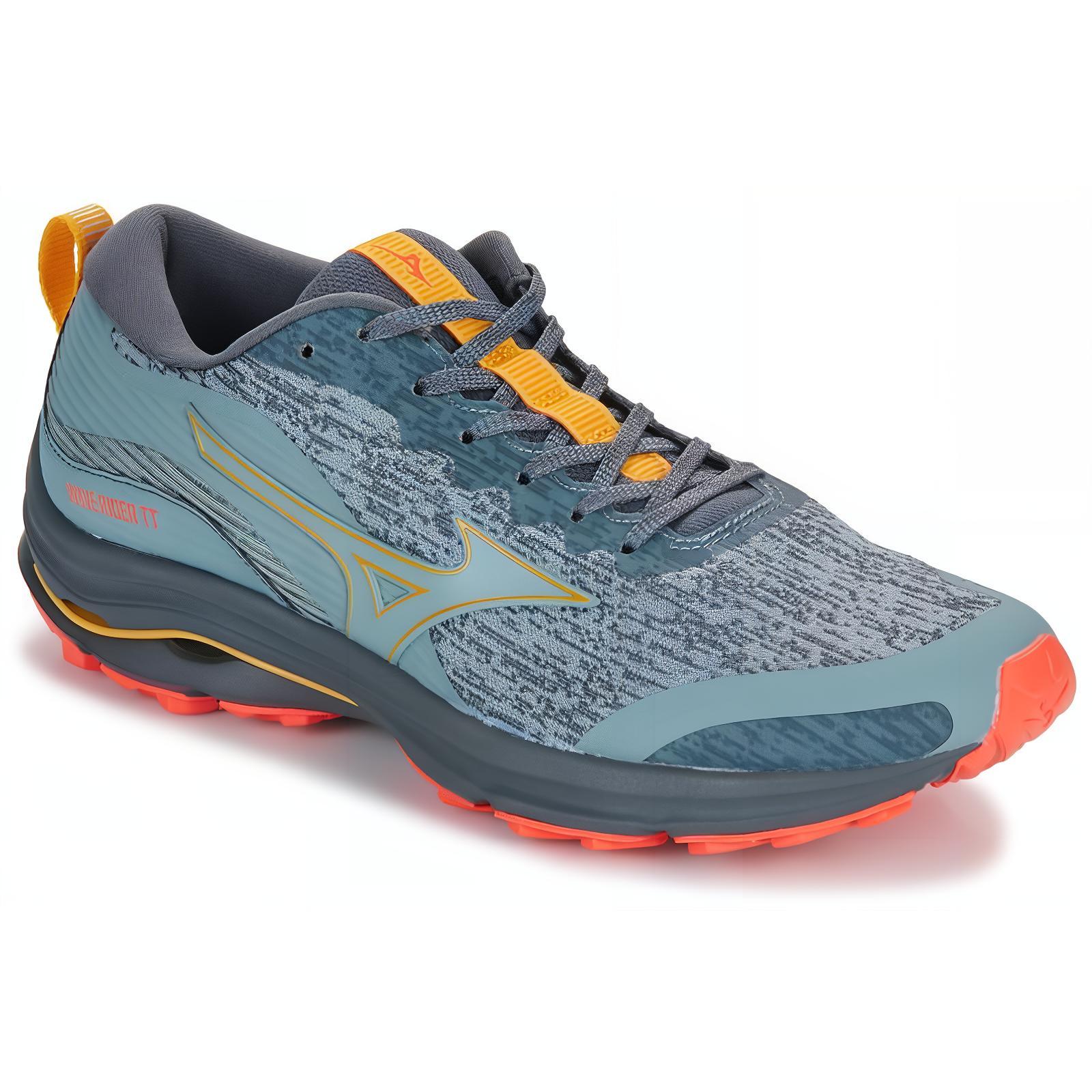 Lookbook Mizuno Wave Rider TT ''Blauw Oranje'' J1GC223251