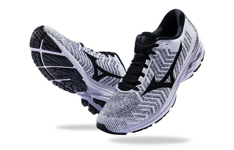 Shop Mizuno Wave Rider Waveknit 3 'Negro Gris' J1GC192951