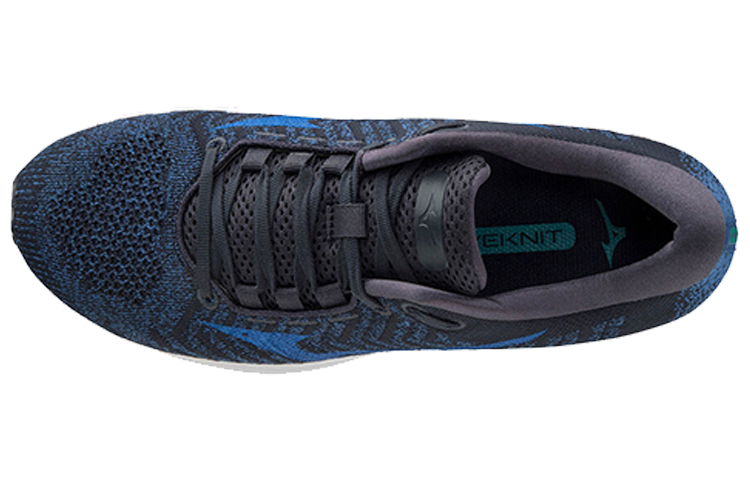 Lookbook Mizuno Wave Rider Waveknit 3 ''Blauw Zwart'' J1GC192928