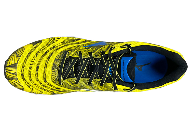 Lookbook Mizuno Wave Sayonara ''Geel Wit Blauw'' J1GC133026