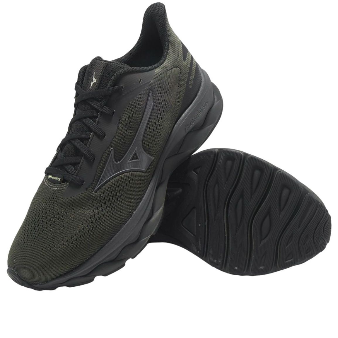Shop Mizuno Wave Serene 2 GORE-TEX 'Negro Arena Puerta de Hierro' J1GC256001