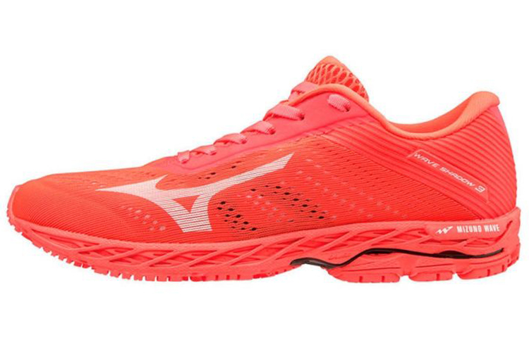 Buy 美津浓Wave Shadow 3耐磨低帮红色运动鞋 J1GD193001