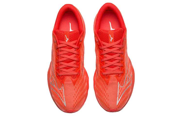 Lookbook Mizuno Wave Shadow 5 ''Rot Silber Weiß'' J1GC213006