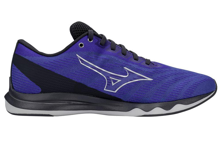 Order Mizuno Wave Shadow 5寬版 耐磨防滑 低筒休閒運動鞋 藍黑色