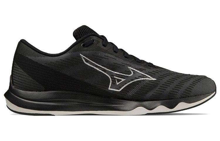 Order Mizuno Wave Shadow 5 廣版 低筒跑步鞋 黑色