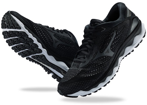 Mizuno Wave Sky 3 'Black Grey' J1GC190251 Details for Mizuno Wave Sky 3 'Black Grey' J1GC190251