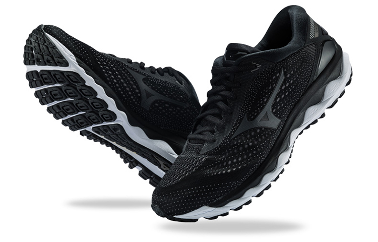 Details for Mizuno Wave Sky 3 ''Schwarz Grau'' J1GC190251