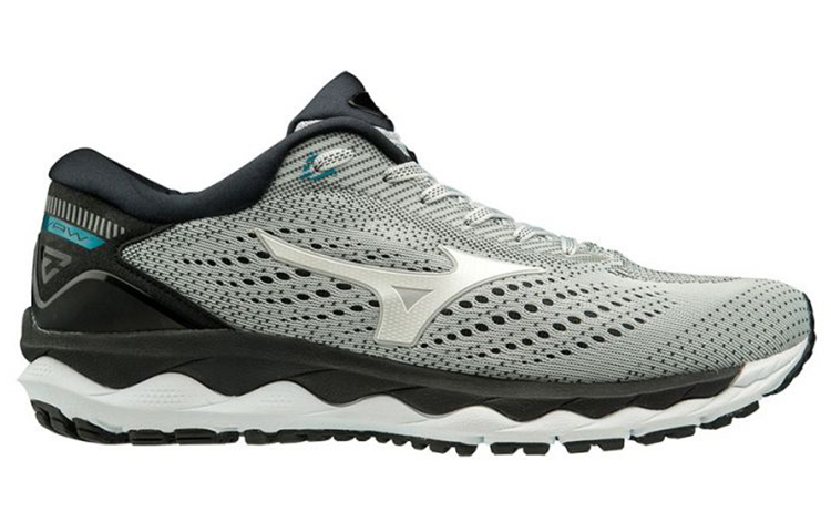 Order Mizuno Wave Sky 3 Atmungsaktiv Strapazierfähig Grau Schwarz Sportschuhe J1GC190202