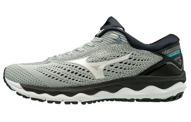 Mizuno Wave Sky 3 Cozy Breathable Wear-resistant Gray Black J1GC190202