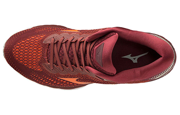 Lookbook Mizuno Wave Sky 3 Merah J1GC190257