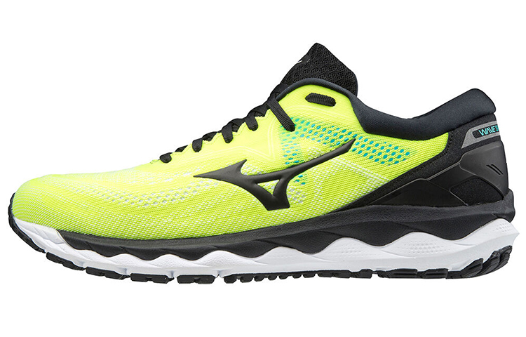 Mizuno Wave Sky 4 'Yellow Black Patchwork' J1GC200209