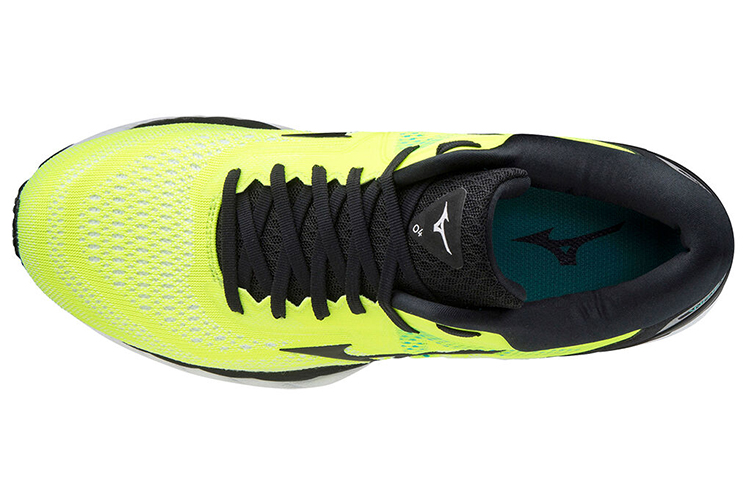 Lookbook Mizuno Wave Sky 4 'Yellow Black Patchwork' J1GC200209