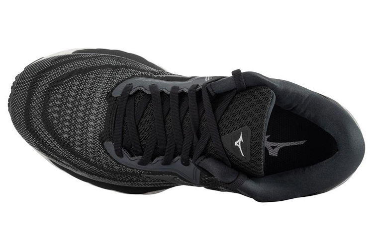 Lookbook Mizuno Wave Sky 4 Wide 'Black Silver' J1GC201137