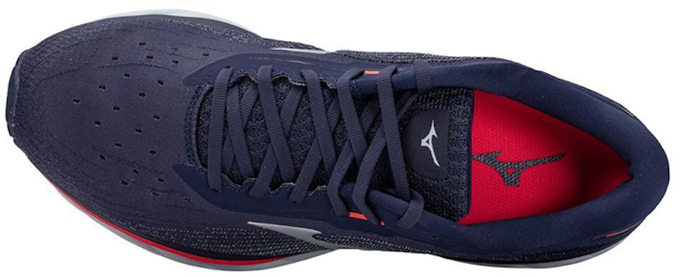 Mizuno Wave Sky 5 'Biru Navy' J1GC210208 Lookbook Mizuno Wave Sky 5 'Biru Navy' J1GC210208