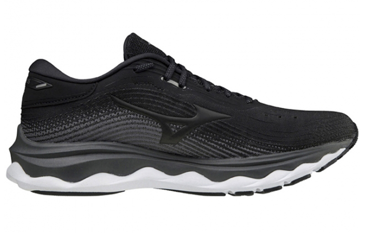 Order Mizuno Wave Sky 5 超寬 '黑灰' J1GC211109
