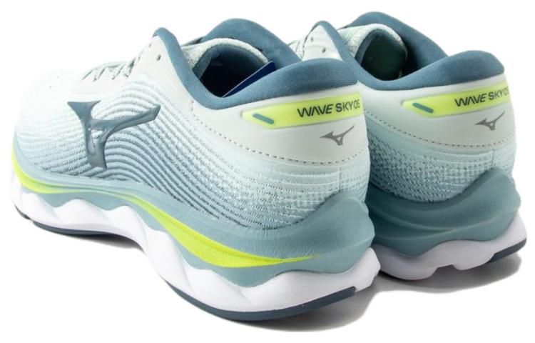 Lookbook Mizuno Wave Sky 5 Wide 'Grey Blue Mid-Top' J1GC211124