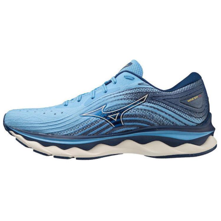 Mizuno Wave Sky 6 2E Wide 'Light Blue Navy' J1GC221153