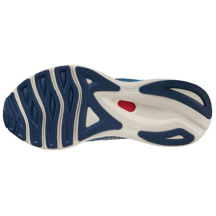 Shop Mizuno Wave Sky 6 2E 宽鞋 '浅蓝海军蓝' J1GC221153