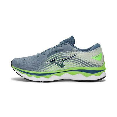 Mizuno Wave Sky 6 'Grey Aqua Green'