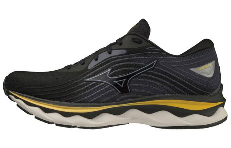Mizuno Wave Sky 6 Super Wide 'Black Grey Yellow' J1GC221102