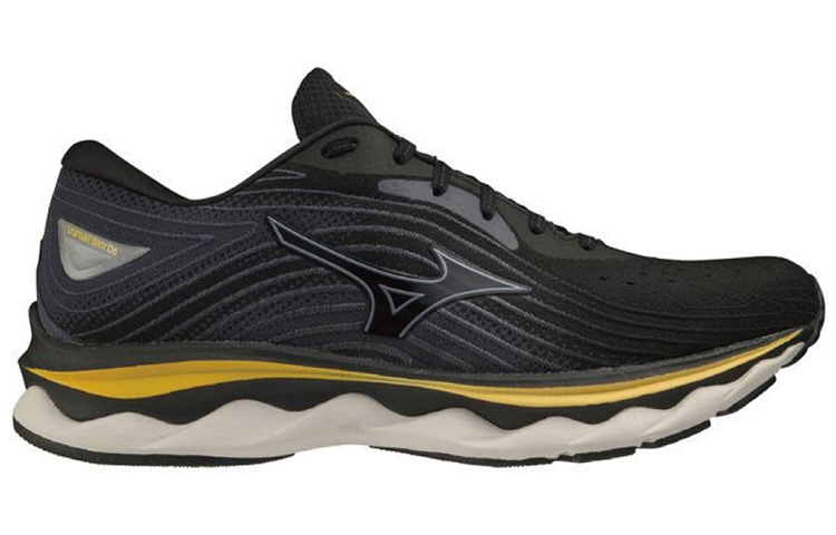 Order Mizuno Wave Sky 6 Super Wide ''Schwarz Grau Gelb'' J1GC221102