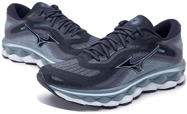 Mizuno Wave Sky 7 'Black Grey' J1GC230202 Lookbook Mizuno Wave Sky 7 'Black Grey' J1GC230202