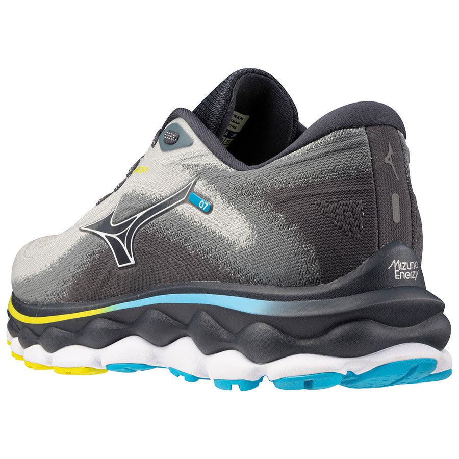 Shop Mizuno Wave Sky 7 'Grey Blue Yellow' J1GC230201