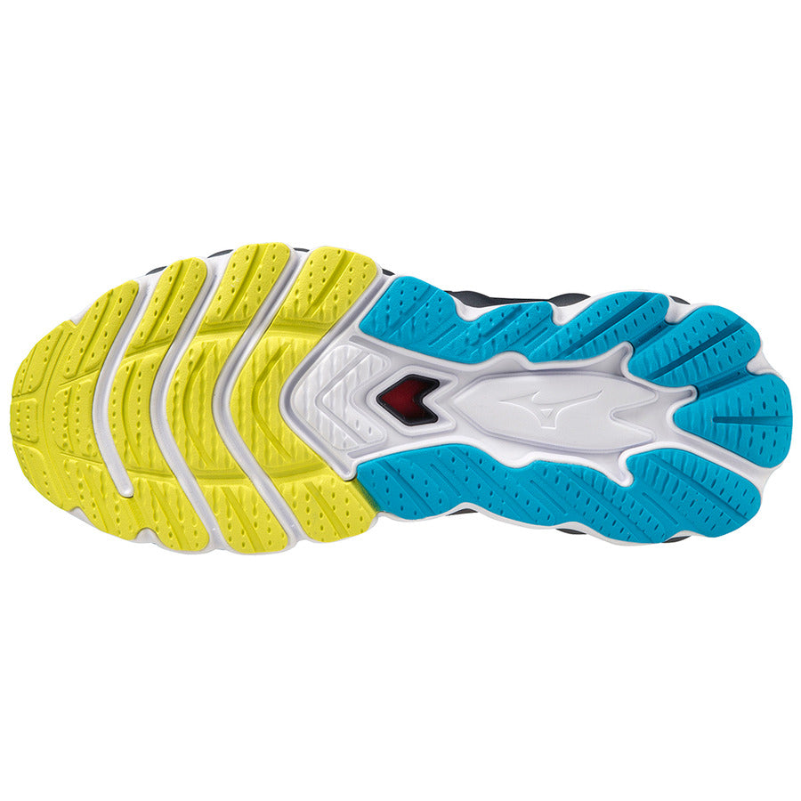 Details for Mizuno Wave Sky 7 'Grey Blue Yellow' J1GC230201