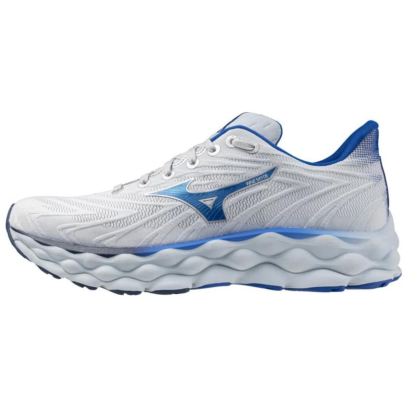 Mizuno WAVE SKY 8 Blue Running Shoes - Breathable & Cushioned for All Runs J1GC240201