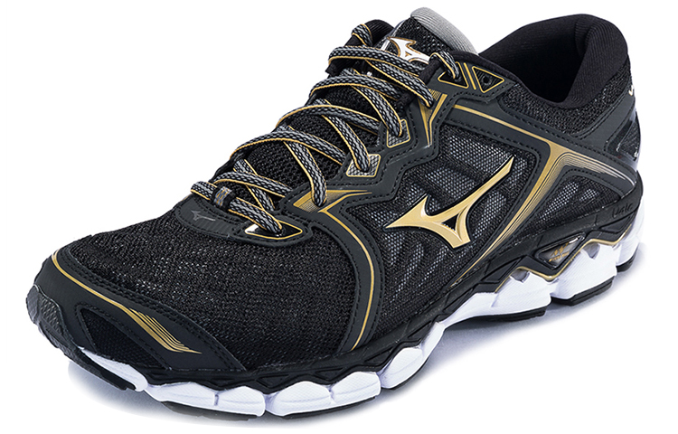 Mizuno Wave Sky Black/Gold 圖 2