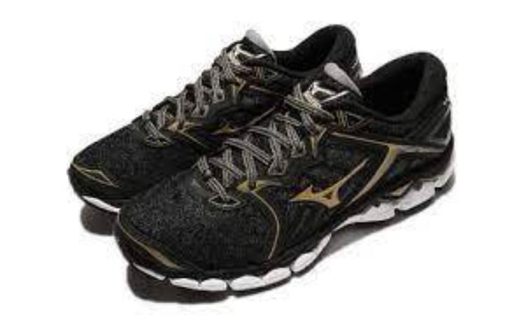Mizuno Wave Sky Black/Gold 圖 5