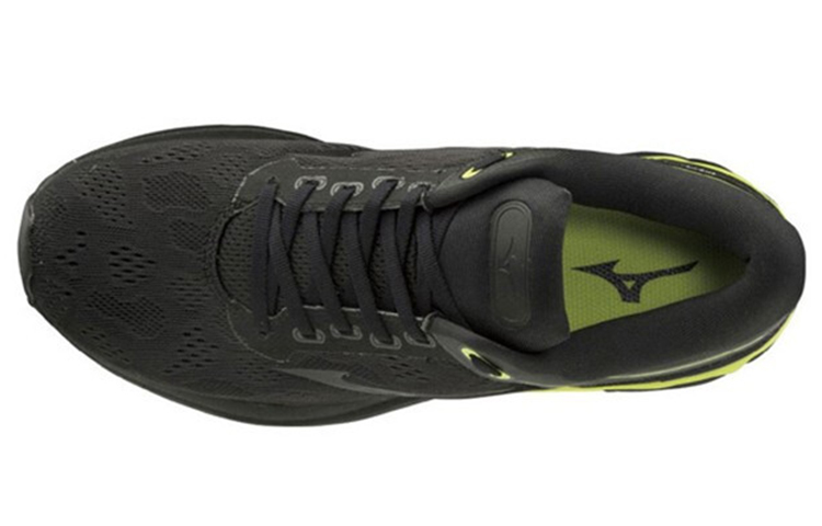 Lookbook Mizuno Wave Skyrise 1 ''Zwart Geel'' J1GC200911