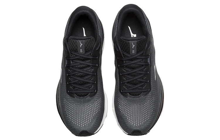 Lookbook Mizuno Wave Skyrise 3 3E Breit ''Schwarz Grau'' J1GC222304