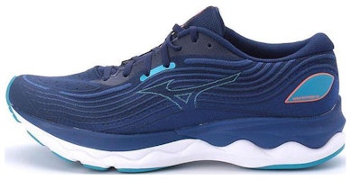 Mizuno Wave Skyrise 4 'Blue Depths Neonflame' J1GC230953 Mizuno Wave Skyrise 4 'Blue Depths Neonflame' J1GC230953