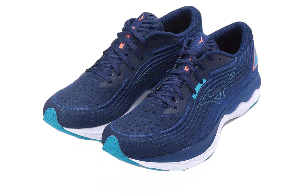 Lookbook Mizuno Wave Skyrise 4 ''Blauwe Diepten Neonvlam'' J1GC230953