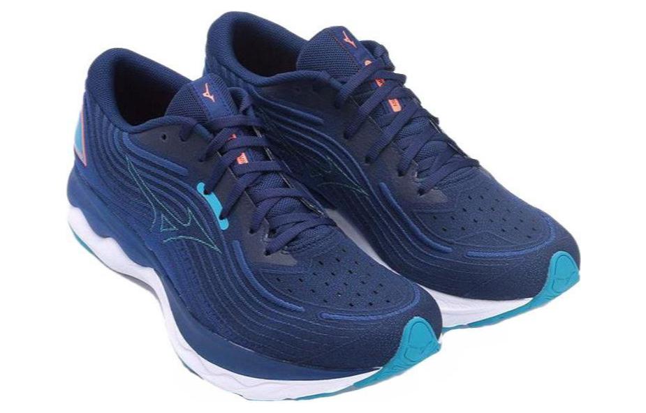 Shop Mizuno Wave Skyrise 4 ''Blauwe Diepten Neonvlam'' J1GC230953
