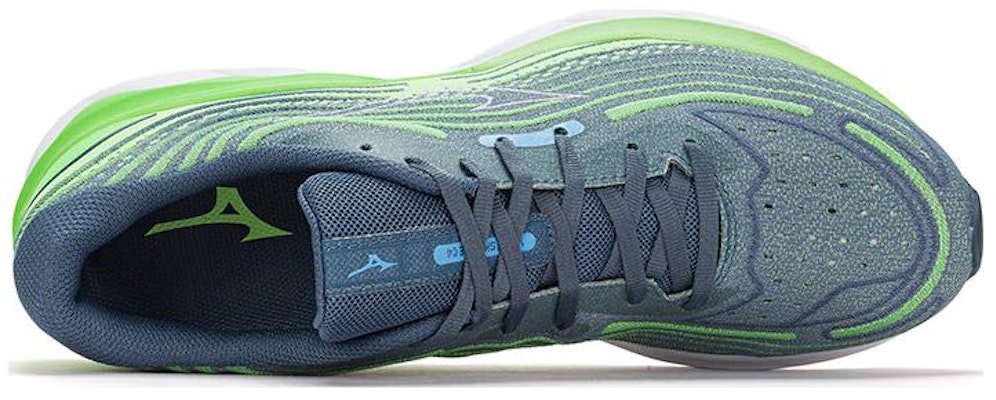 Mizuno Wave Skyrise 4 'Kelabu Hijau' J1GC230904 Lookbook Mizuno Wave Skyrise 4 'Kelabu Hijau' J1GC230904