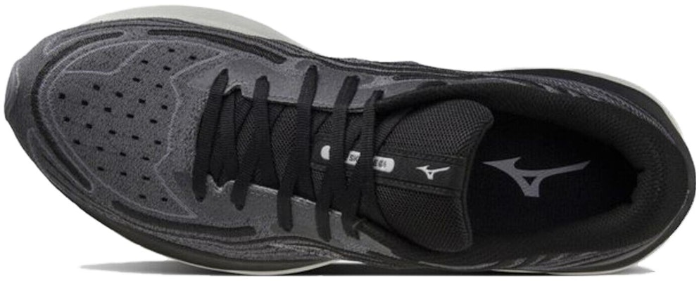 Mizuno Wave Skyrise 4 Wide 'Hitam Abu Tenang' J1GC232302 Lookbook Mizuno Wave Skyrise 4 Wide 'Hitam Abu Tenang' J1GC232302