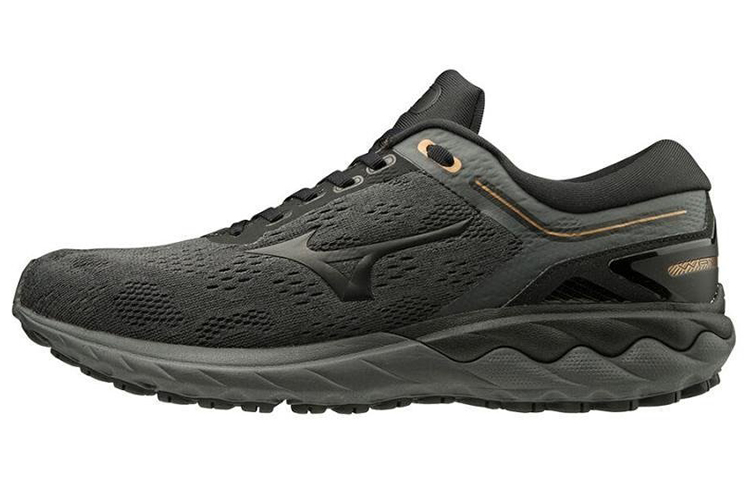Mizuno Wave Skyrise 'Black Gray Gold' J1GC200909