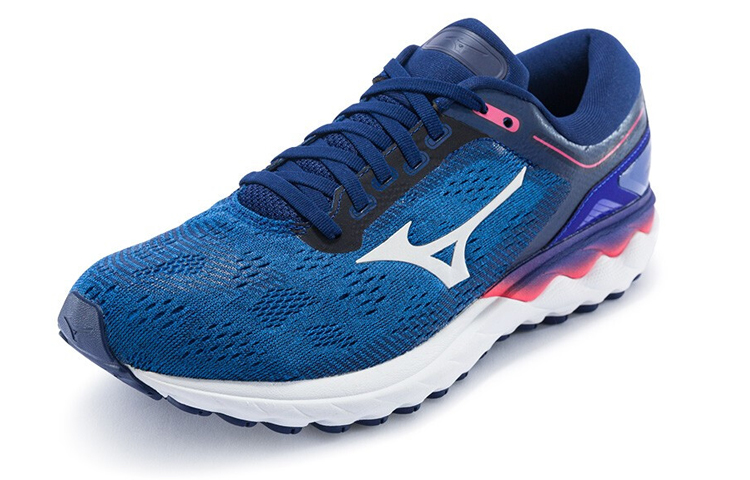 Order Mizuno Wave Skyrise Blauw/Wit/Rood J1GC200955