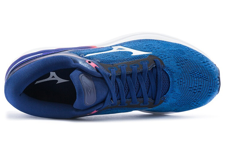 Lookbook Mizuno Wave Skyrise Blauw/Wit/Rood J1GC200955