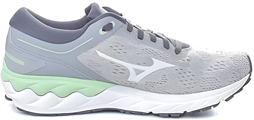 Mizuno Wave Skyrise 低筒輕便跑步鞋 女款 灰綠 Order Mizuno Wave Skyrise 低筒輕便跑步鞋 女款 灰綠