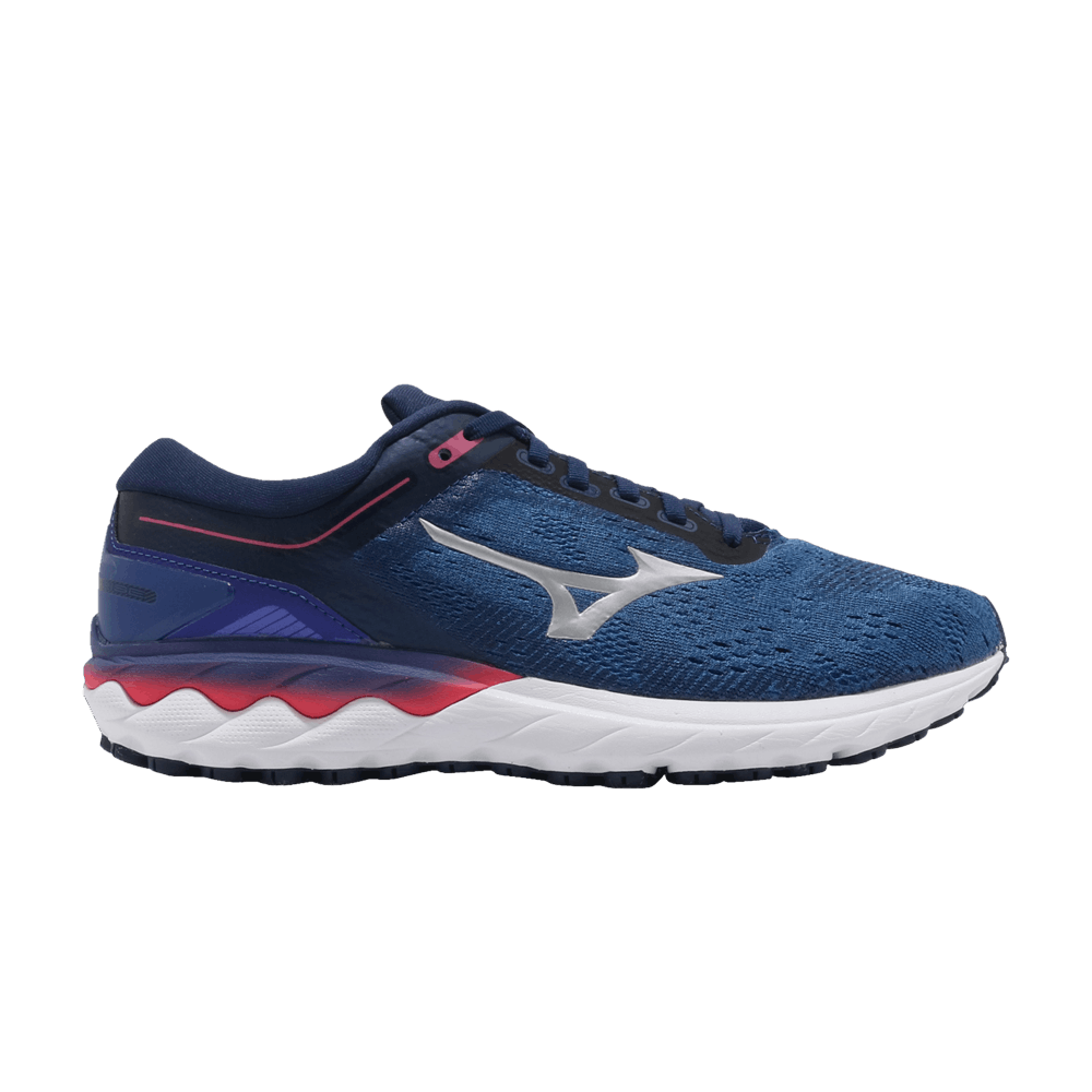 Mizuno Wave Skyrise Wide 'Blue Silver Pink' J1GC202355