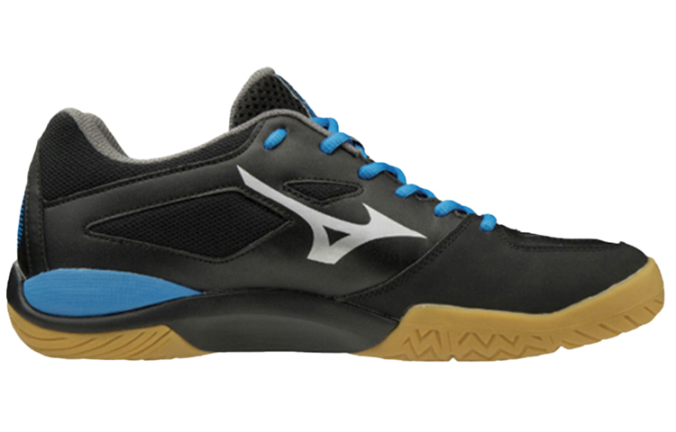 Mizuno Wave Smash 4 Black/Blue 圖 2