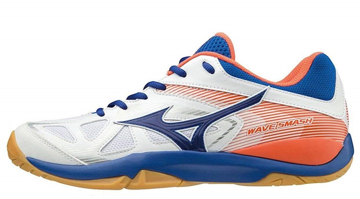 ミズノ ウェーブスマッシュ5 白青赤 71GA196027 Buy ミズノ ウェーブスマッシュ5 白青赤 71GA196027