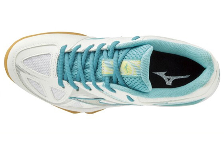 Lookbook Mizuno Wave Smash 5 ''Weiß Grün'' Volleyballschuhe. 71GA196024